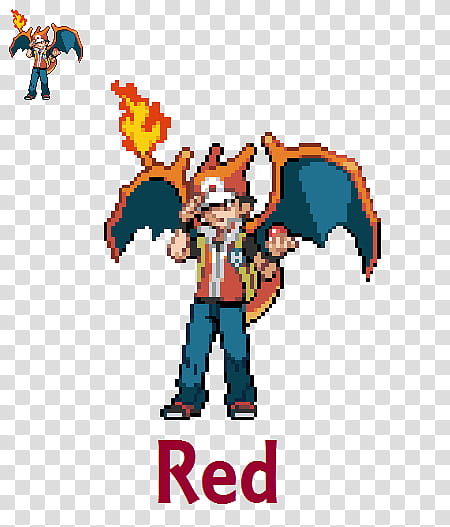 Charizard Red, Pokemon character illustration transparent background PNG clipart