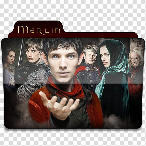 Windows TV Series Folders M N, Merlin movie poster transparent background PNG clipart