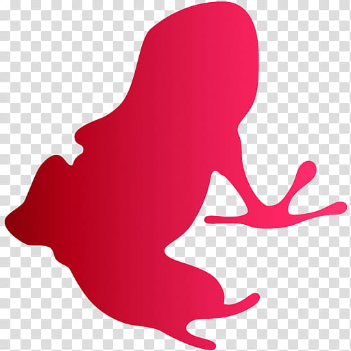 ToxicFrog icon, ToxicFrogRed, pink frog illustratiojn transparent background PNG clipart