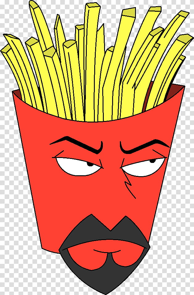 French Fries, Frylock, Cartoon, Text, Food, Aqua Teen Hunger Force, Facial Expression, Line transparent background PNG clipart