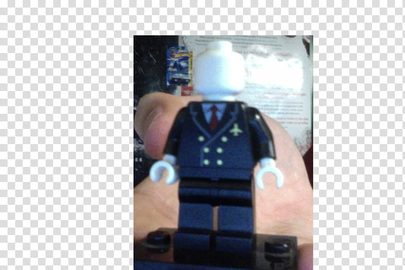 Lego Slender Man Minifigure transparent background PNG clipart