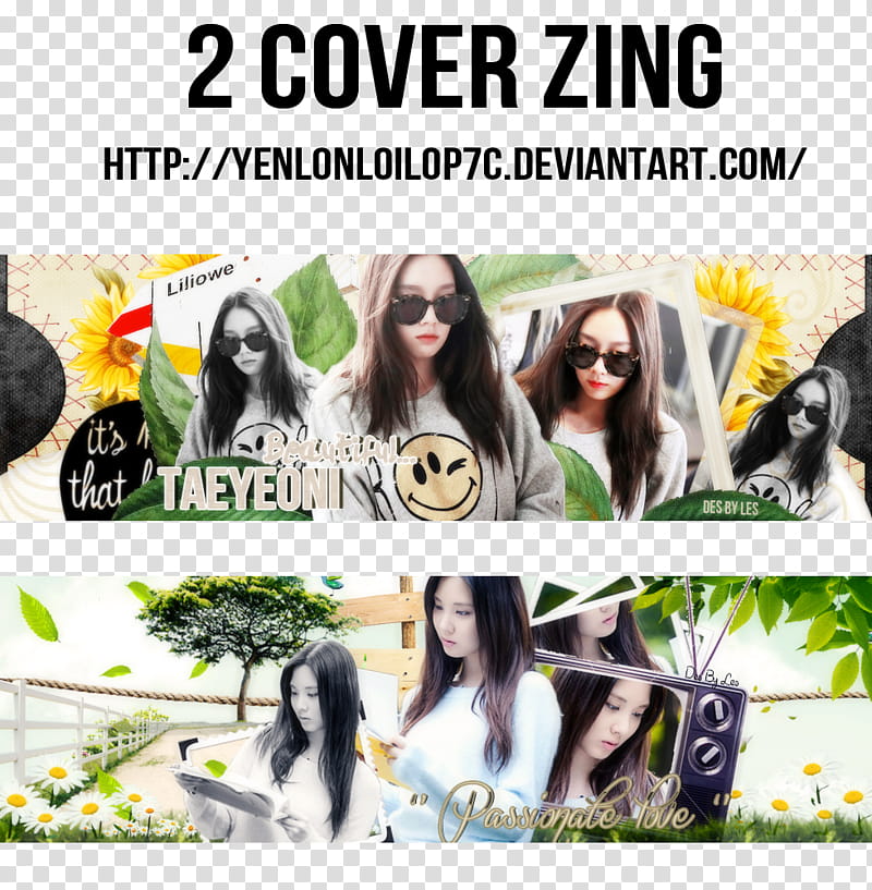 Cover Zing Seohyun and Taeyeon transparent background PNG clipart