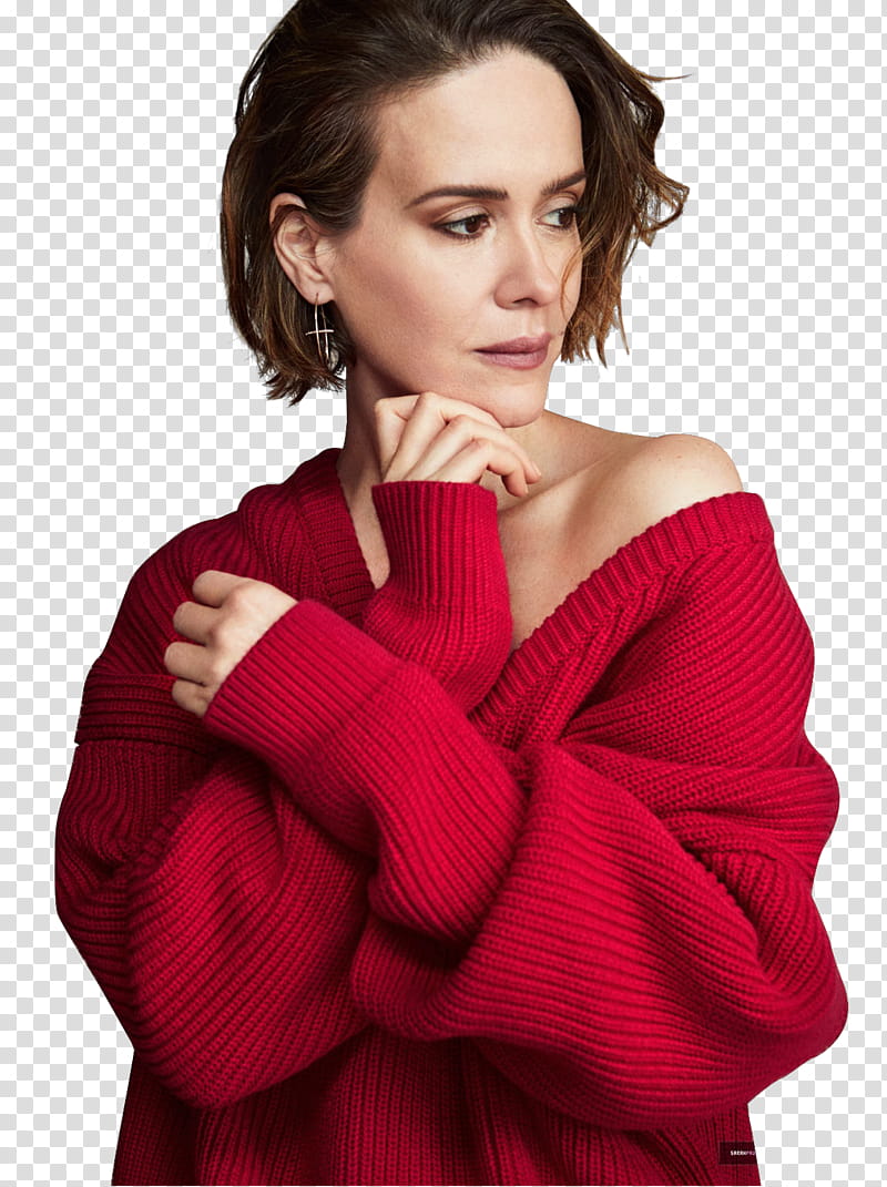 SARAH PAULSON,  transparent background PNG clipart