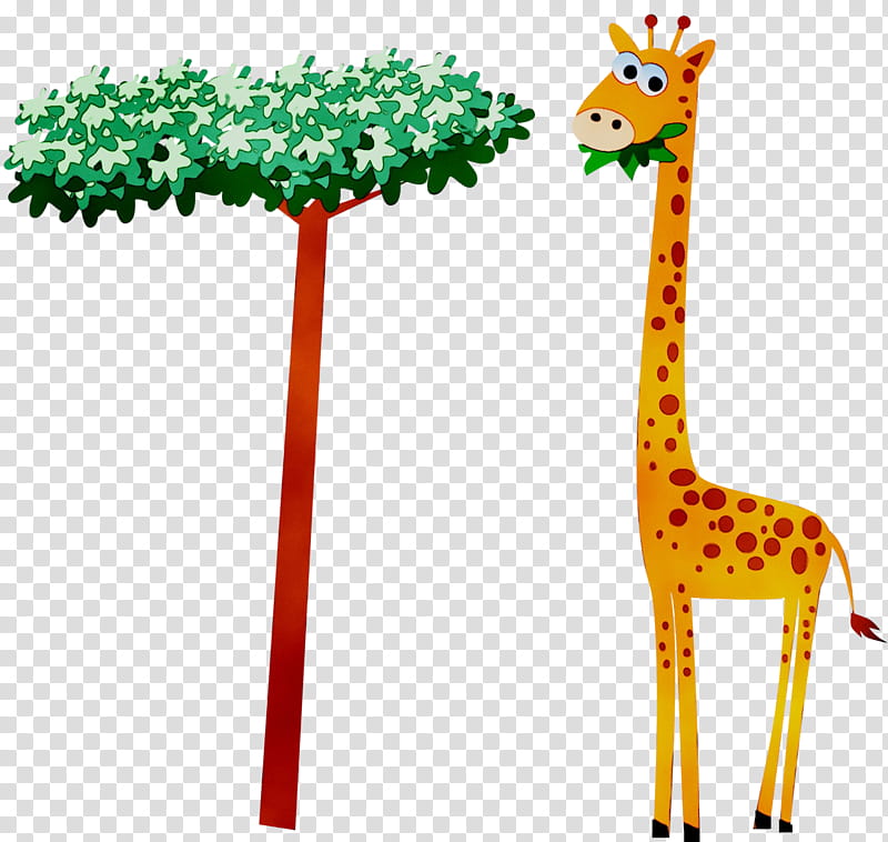 Green Tree, Giraffe, Wildlife Safari, Neck, Zoo, Northern Giraffe, Cartoon, Safari Park transparent background PNG clipart