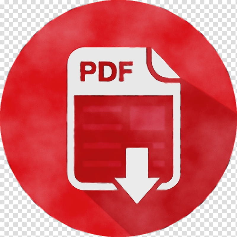 Pdf Logo, Watercolor, Paint, Wet Ink, Datasheet, , Document, Libreoffice transparent background PNG clipart