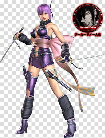 Ayane From Warriors Orochi , female anime character transparent background PNG clipart