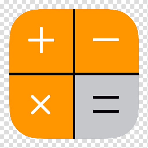 Icons Ios  , Calculator transparent background PNG clipart