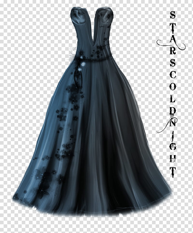 Blue and lila dress, black dress illustration transparent background PNG clipart