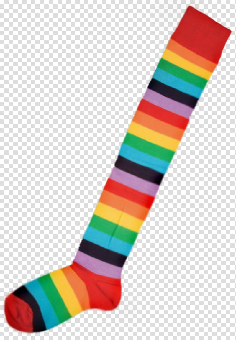 Circus, multicolored striped sock illustration transparent background PNG clipart