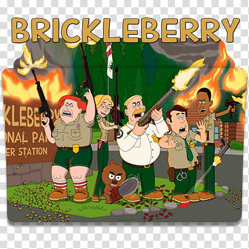 Brickleberry season folder icons, Brickleberry ( transparent background PNG clipart