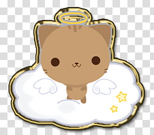 Iconos y de Angel Pets Kawaii, Angel Catt  transparent background PNG clipart