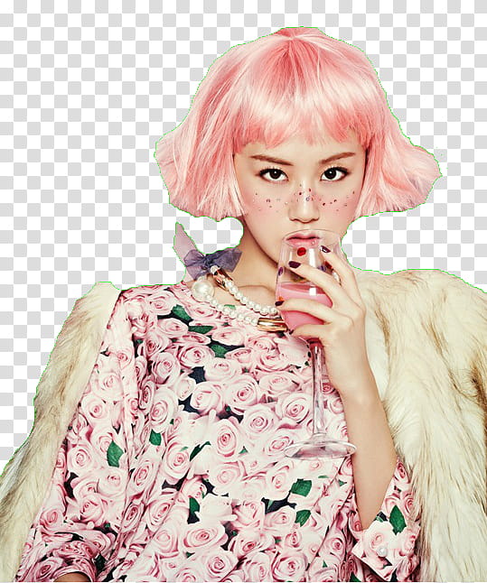 Gayoon Ceci Pink , thDianaDuh, Gayoon () transparent background PNG clipart