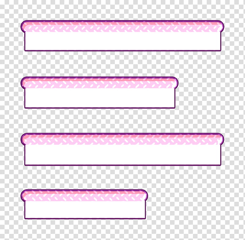 align icon align left icon align text icon, Alignment Icon, General Icon, Office Icon, Pink, Magenta, Line, Rectangle transparent background PNG clipart