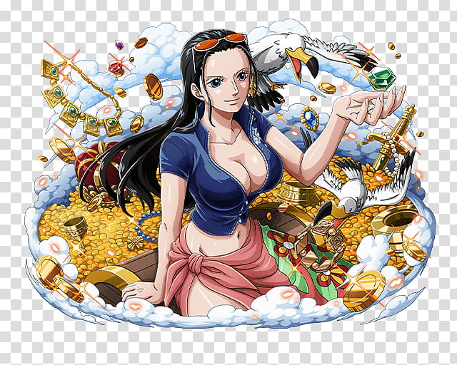 A little Nico Robin Manga Collage Wallpaper I did  rOnePiece
