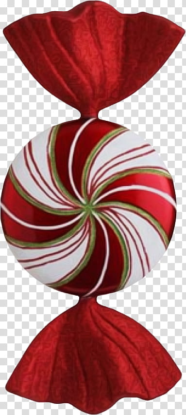 Xmas  Watchers, red and white candy art transparent background PNG clipart