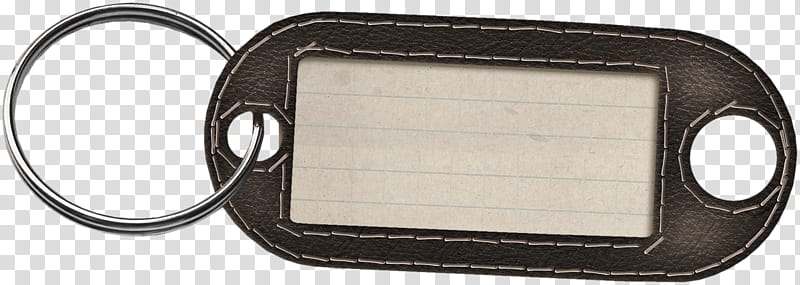 black leather keychain transparent background PNG clipart