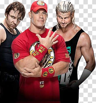John Cena Dolph Ziggler Dean Ambrose  transparent background PNG clipart
