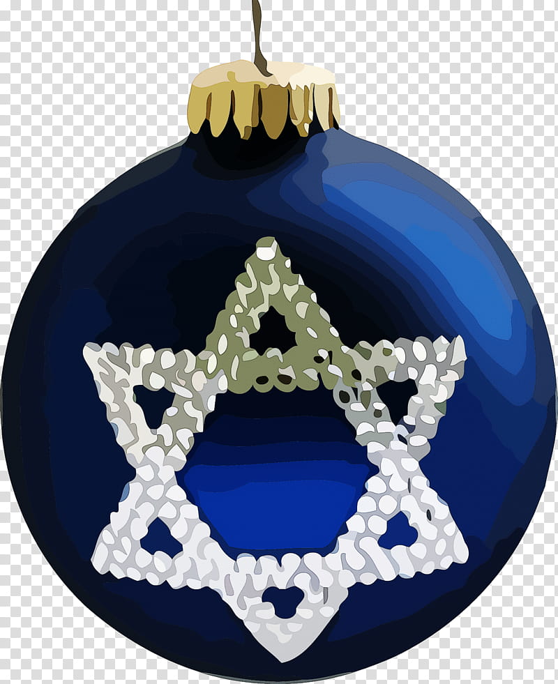Hanukkah Star Hanukkah Happy Hanukkah, Christmas Ornament, Blue, Cobalt Blue, Holiday Ornament, Christmas Decoration, Interior Design, Silver transparent background PNG clipart