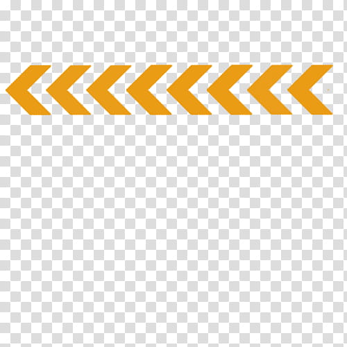 Ondas y Flechas, yellow left arrow illustration transparent background PNG clipart