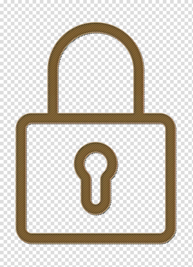 Padlock icon Lock icon Miscellaneous Elements icon, Material Property, Symbol, Hardware Accessory transparent background PNG clipart