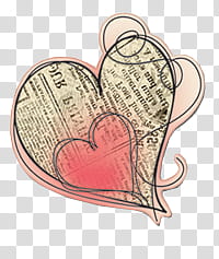 era parte  watchers, pink and black heart transparent background PNG clipart