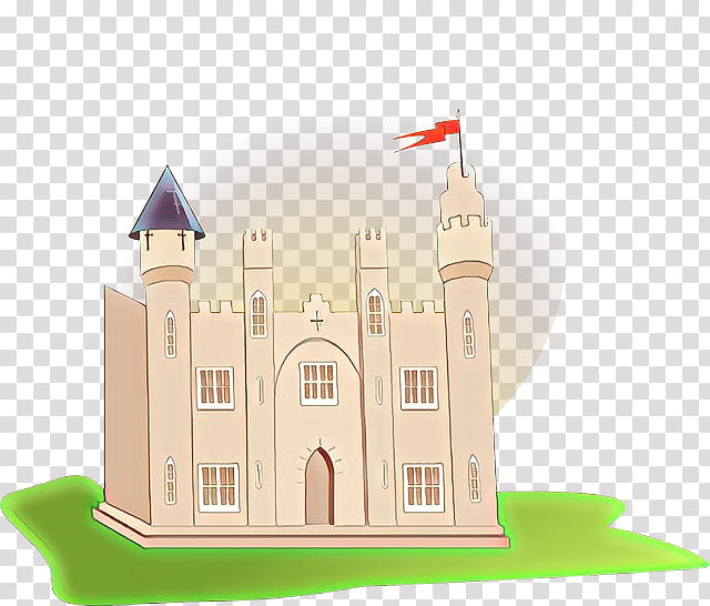 landmark castle architecture building steeple, Cartoon, Tower, House transparent background PNG clipart