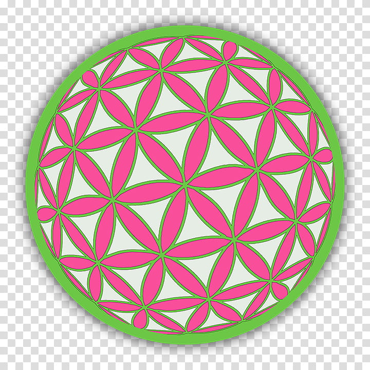 Flower Line Art, Mandala, Geometry, Overlapping Circles Grid, Tessellation, Sticker, Sacred Geometry, Uniform Tiling transparent background PNG clipart