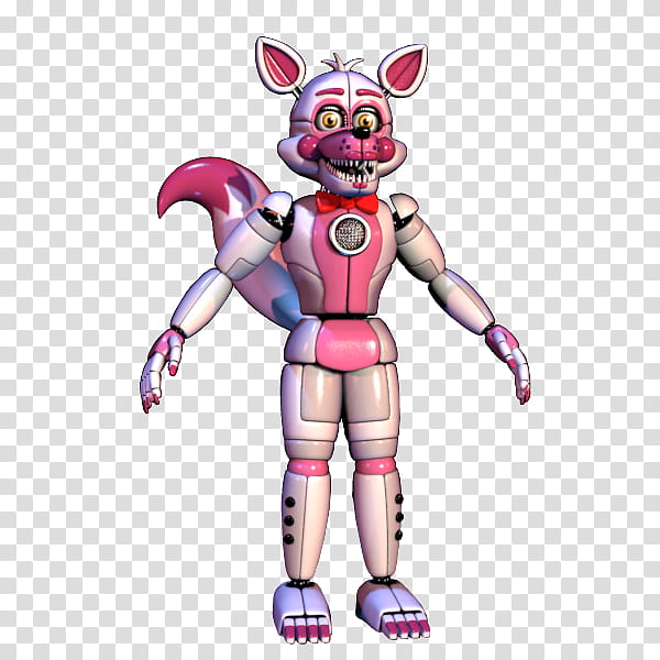 Funtime Foxy transparent background PNG clipart