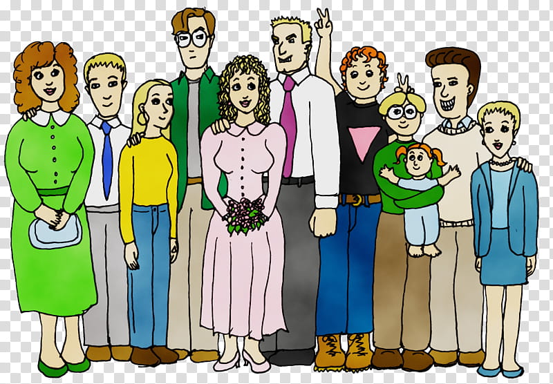Group Of People, Watercolor, Paint, Wet Ink, Book Of Mormon, Church Of Jesus Christ Of Latterday Saints, Family, Polygamy transparent background PNG clipart
