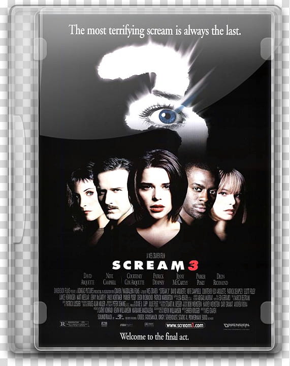 DVD Case collection vol , scream- transparent background PNG clipart