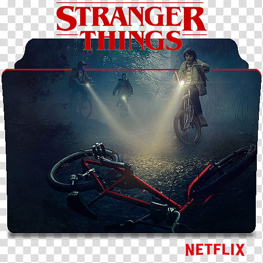 Stranger Things series and season folder icons, Stranger Things ( transparent background PNG clipart
