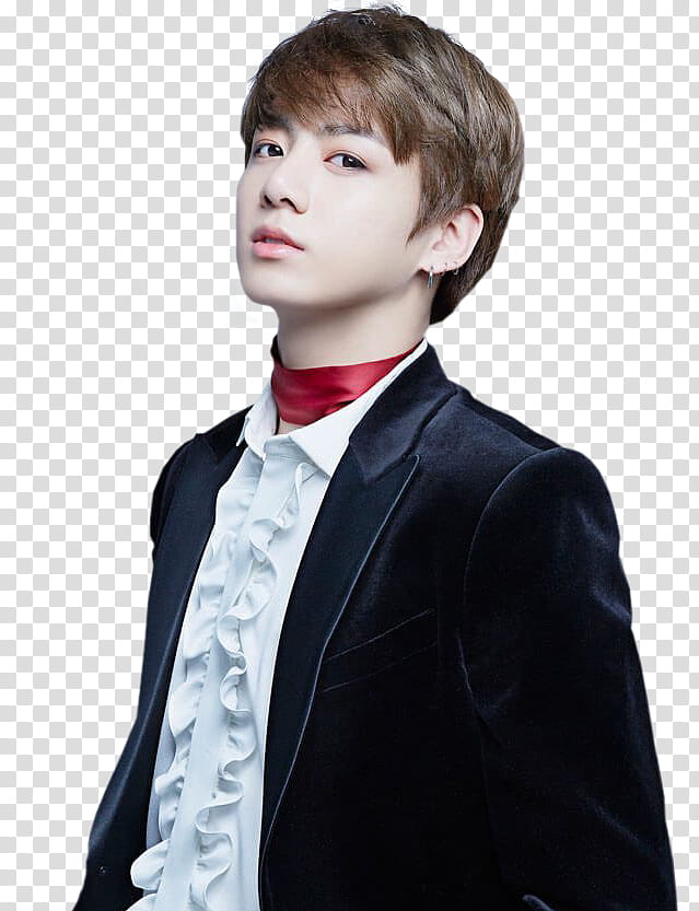 BTS Japan Official, man in black suit jacket transparent background PNG clipart