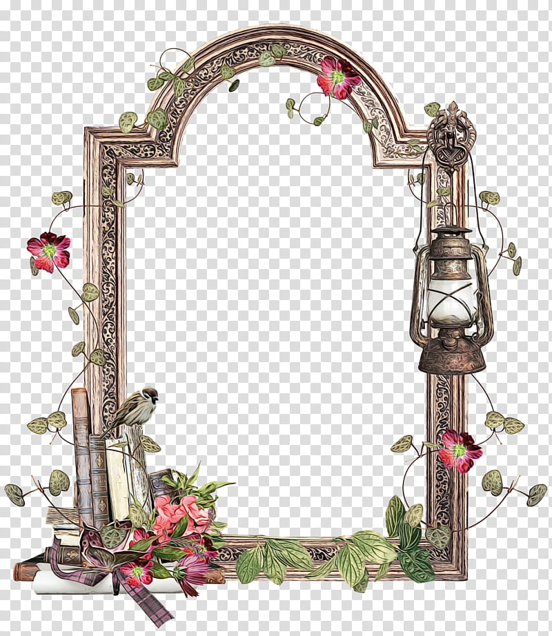 frame, Watercolor, Paint, Wet Ink, Frame, Mirror, Arch, Interior Design transparent background PNG clipart
