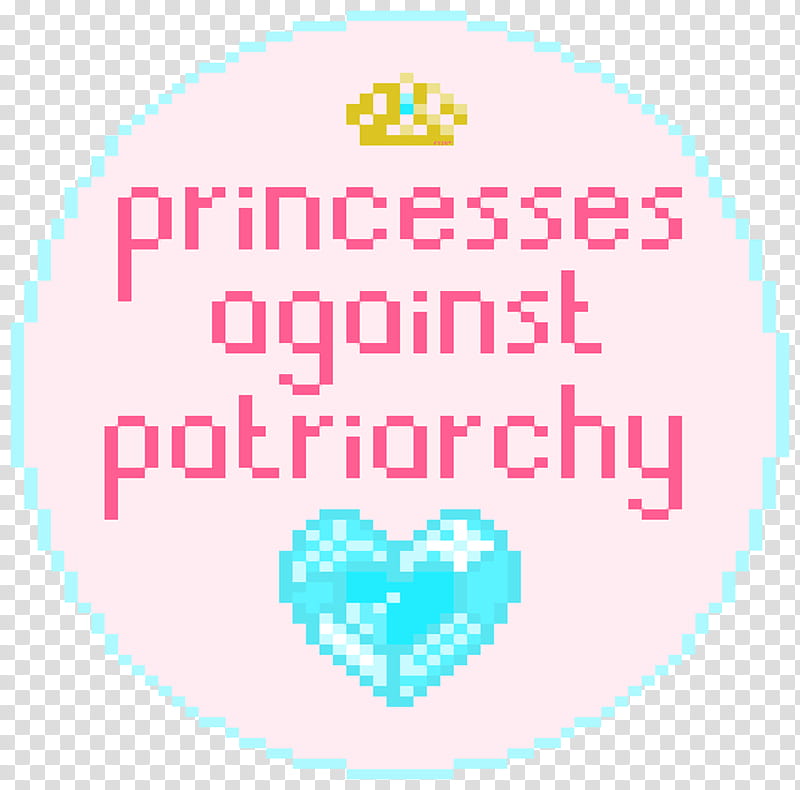 Against l , princesses against patriarchy text overlay transparent background PNG clipart