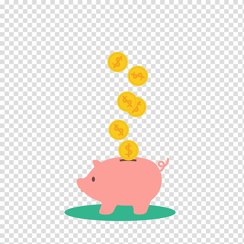 Pig, Piggy Bank, Money, Coin, Saving, Gold Coin, Pink, Collecting transparent background PNG clipart