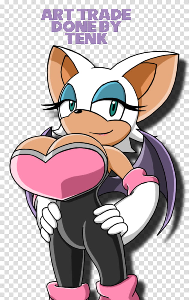 AT: Rouge the Bat, Art Trade Done by Tenk transparent background PNG clipart