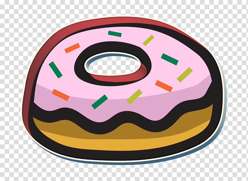 dessert icon donut icon food icon, Sweet Icon, Doughnut, Dish, Pastry, Baked Goods, Cuisine, Circle transparent background PNG clipart