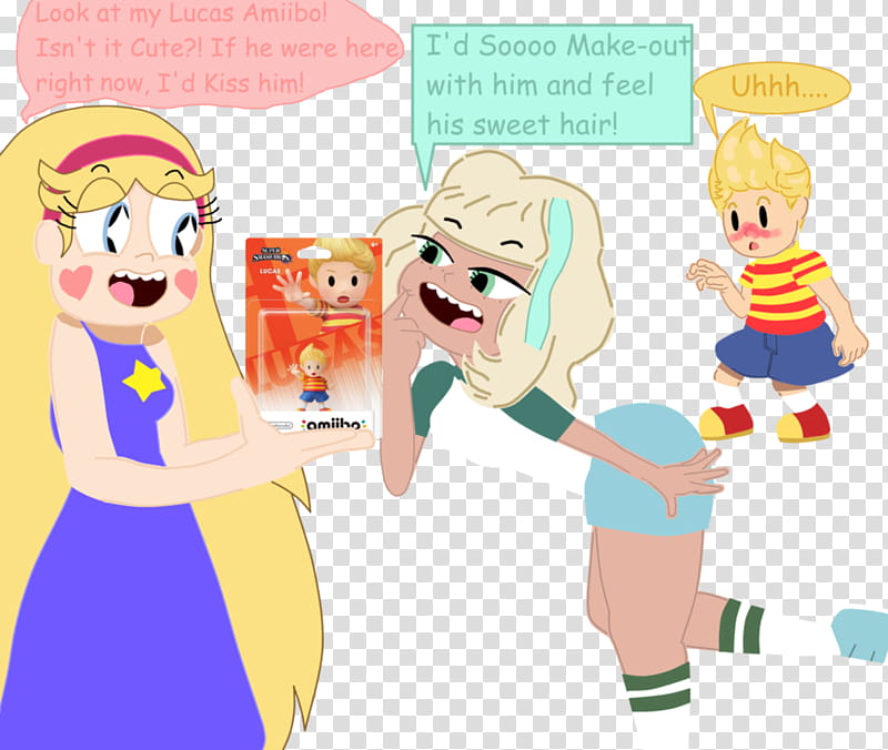 Star Nabs a Lucas Amiibo! transparent background PNG clipart