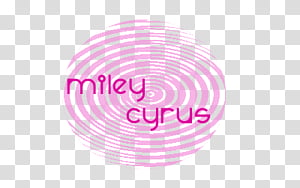 Miley Cyrus logo transparent background PNG clipart thumbnail