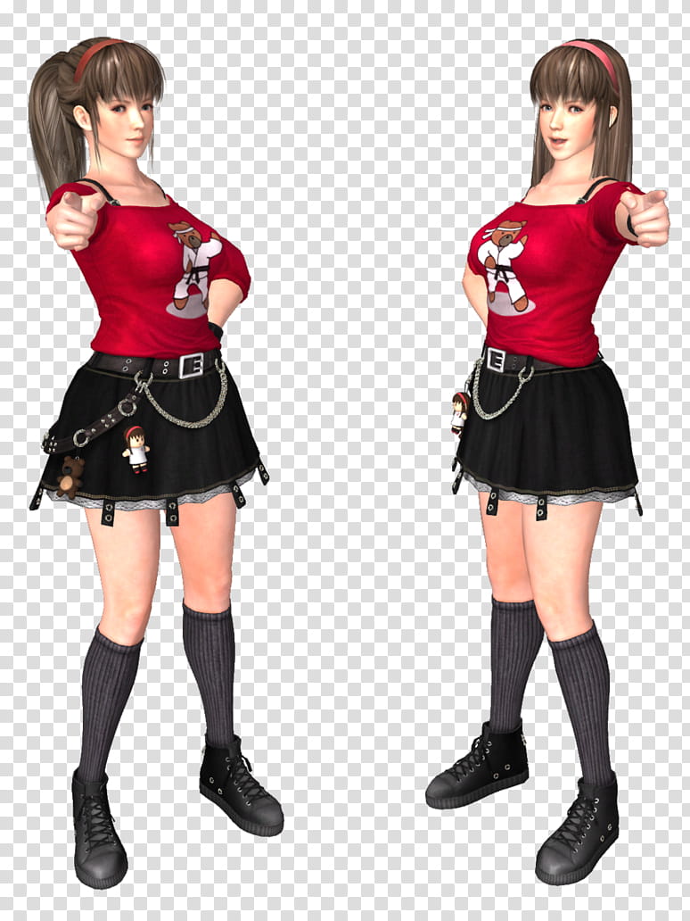 Hitomi New Costume from DOALR XPS transparent background PNG clipart