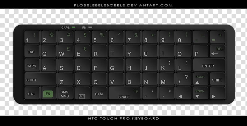 HTC Touch Pro keyboard, black keyboard screenshot transparent background PNG clipart