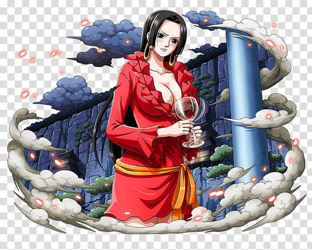 Boa Hancock the Pirate Empress, Boa Hancock illustration transparent background PNG clipart