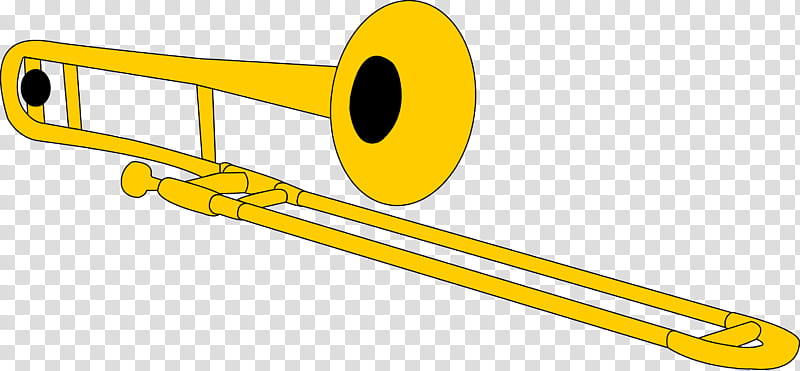 Wind, Trumpet, Trombone, Mellophone, Line, Yellow, Musical Instrument, Brass Instrument transparent background PNG clipart