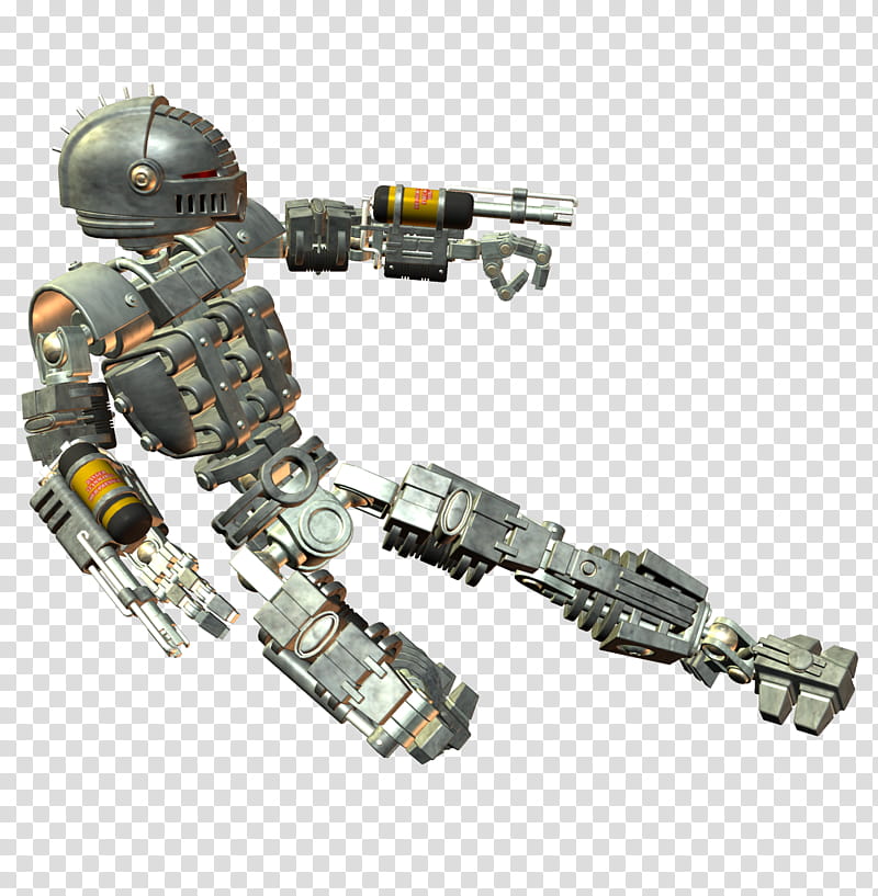 Battle Bot , gray and black robot transparent background PNG clipart