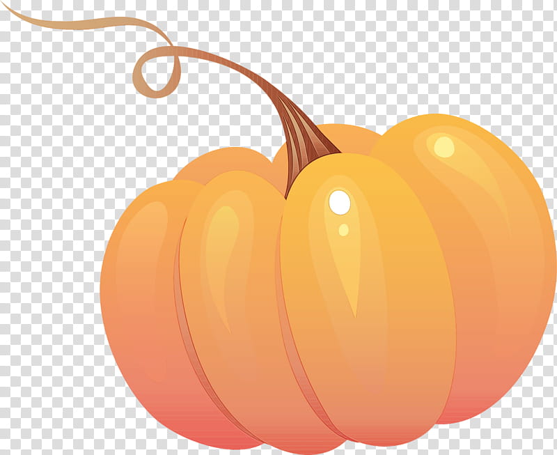 Watercolor Plant, Paint, Wet Ink, Pumpkin, Pumpkin Pie, Crookneck Pumpkin, Pumpkin Art, Jackolantern transparent background PNG clipart