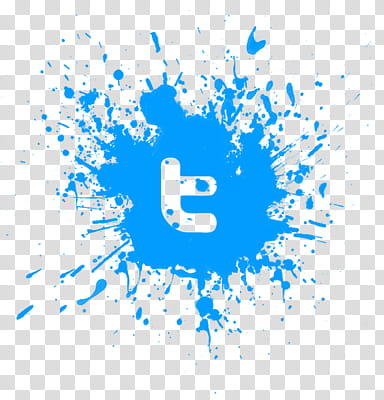 Twitter , blue Twitter splatter graphics transparent background PNG clipart
