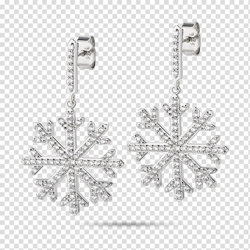 Christmas Black And White, Christmas Day, Symbol, Jewellery, Earrings, Body Jewelry, Diamond, Silver transparent background PNG clipart