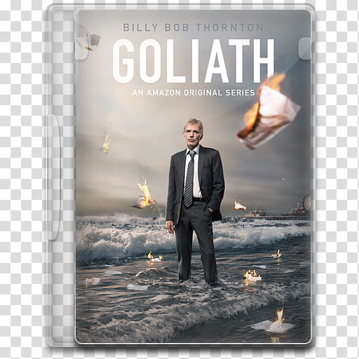 TV Show Icon , Goliath, Goliath DVD case illustration transparent background PNG clipart
