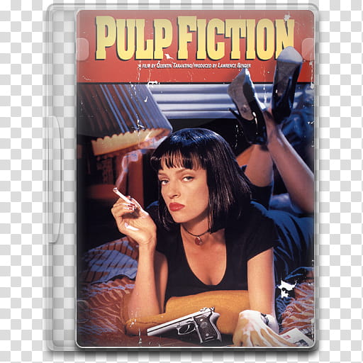 Movie Icon , Pulp Fiction, Pulp Fiction movie case transparent background PNG clipart