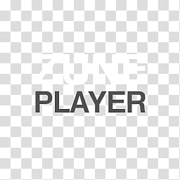 BASIC TEXTUAL, Zune Player text transparent background PNG clipart